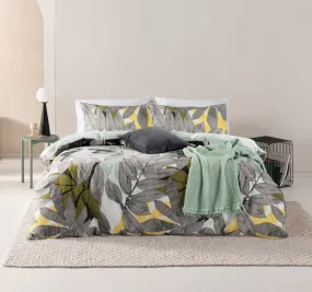 Jardin Quilt Cover Set Range Green