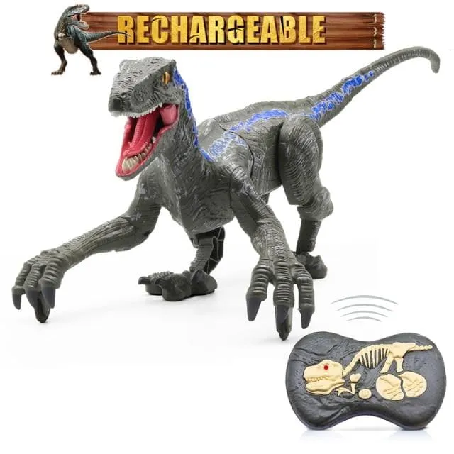 Jurassic Velociraptor Dinosaur RC Toy