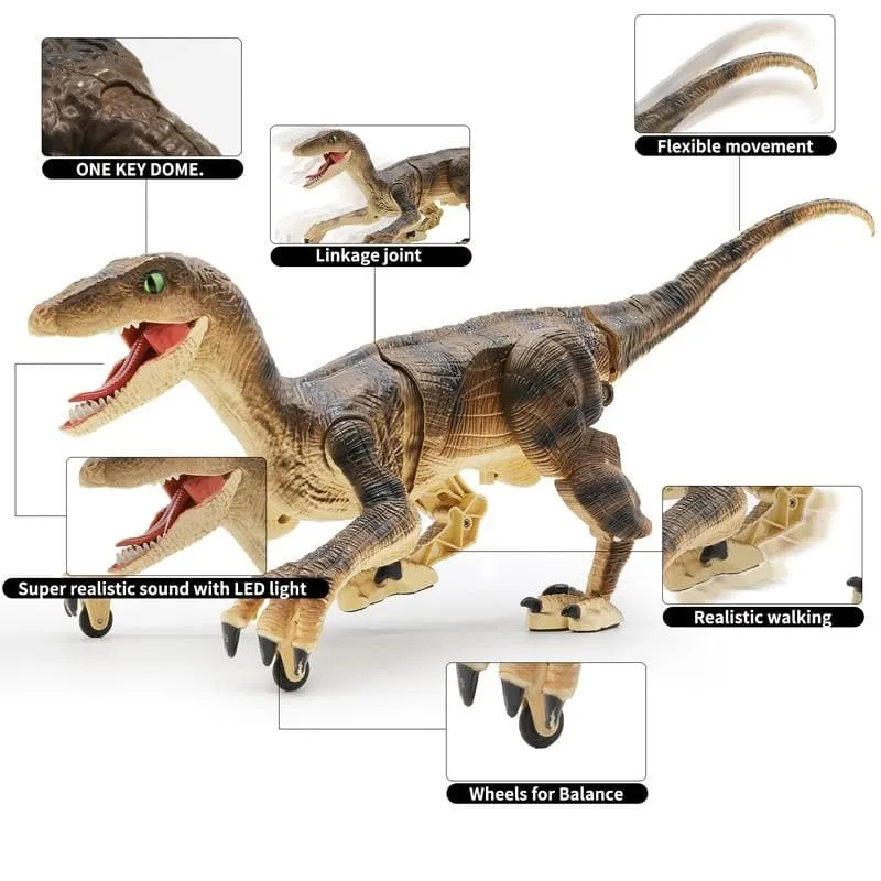 Jurassic Velociraptor Dinosaur RC Toy