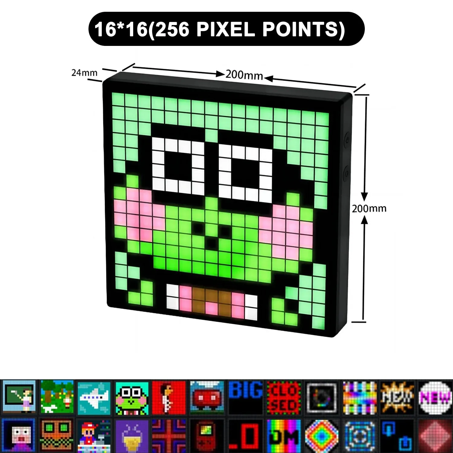 Kawaii Smart LED Pixel Display & Custom Art App