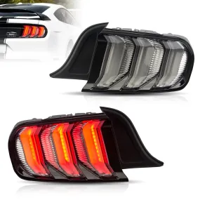 LED Tail Lights Assembly With 5 Modes Sequential Turn Signal For 2015-2023 Ford Mustang 6th Gen (S550)