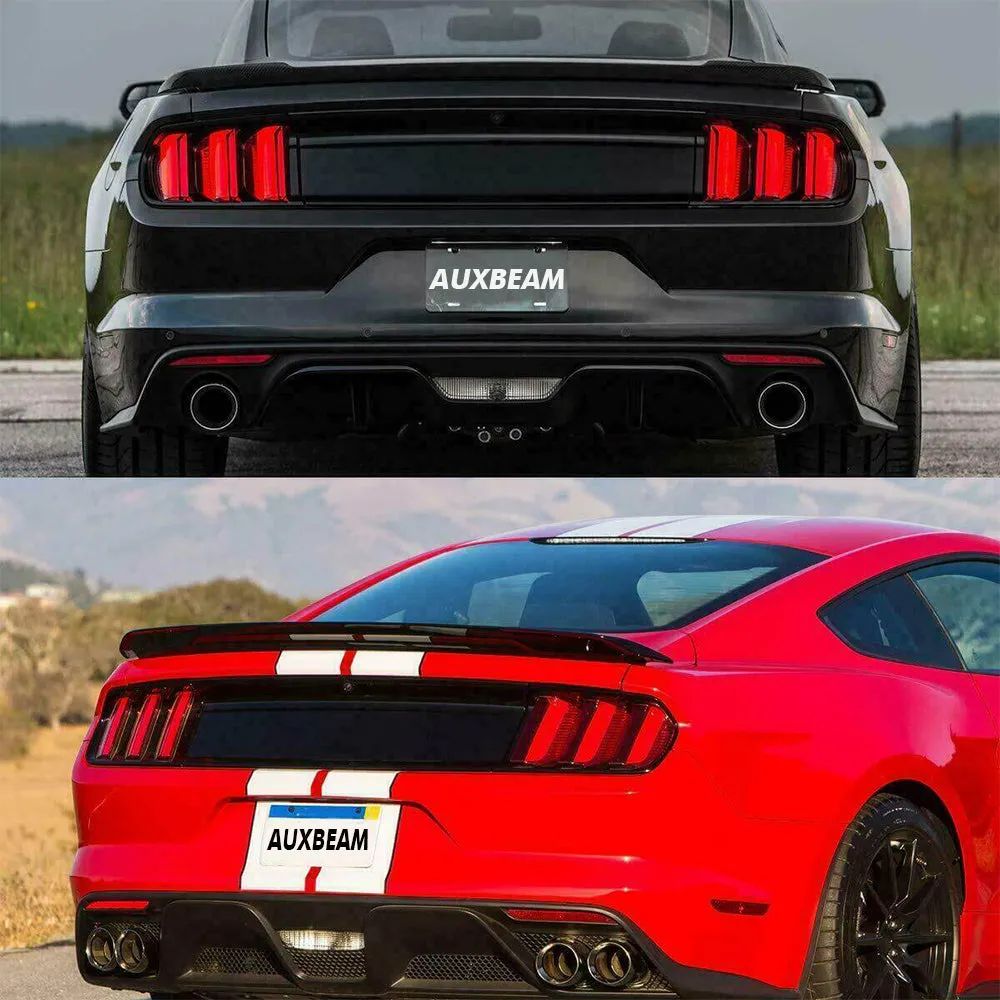 LED Tail Lights Assembly With 5 Modes Sequential Turn Signal For 2015-2023 Ford Mustang 6th Gen (S550)