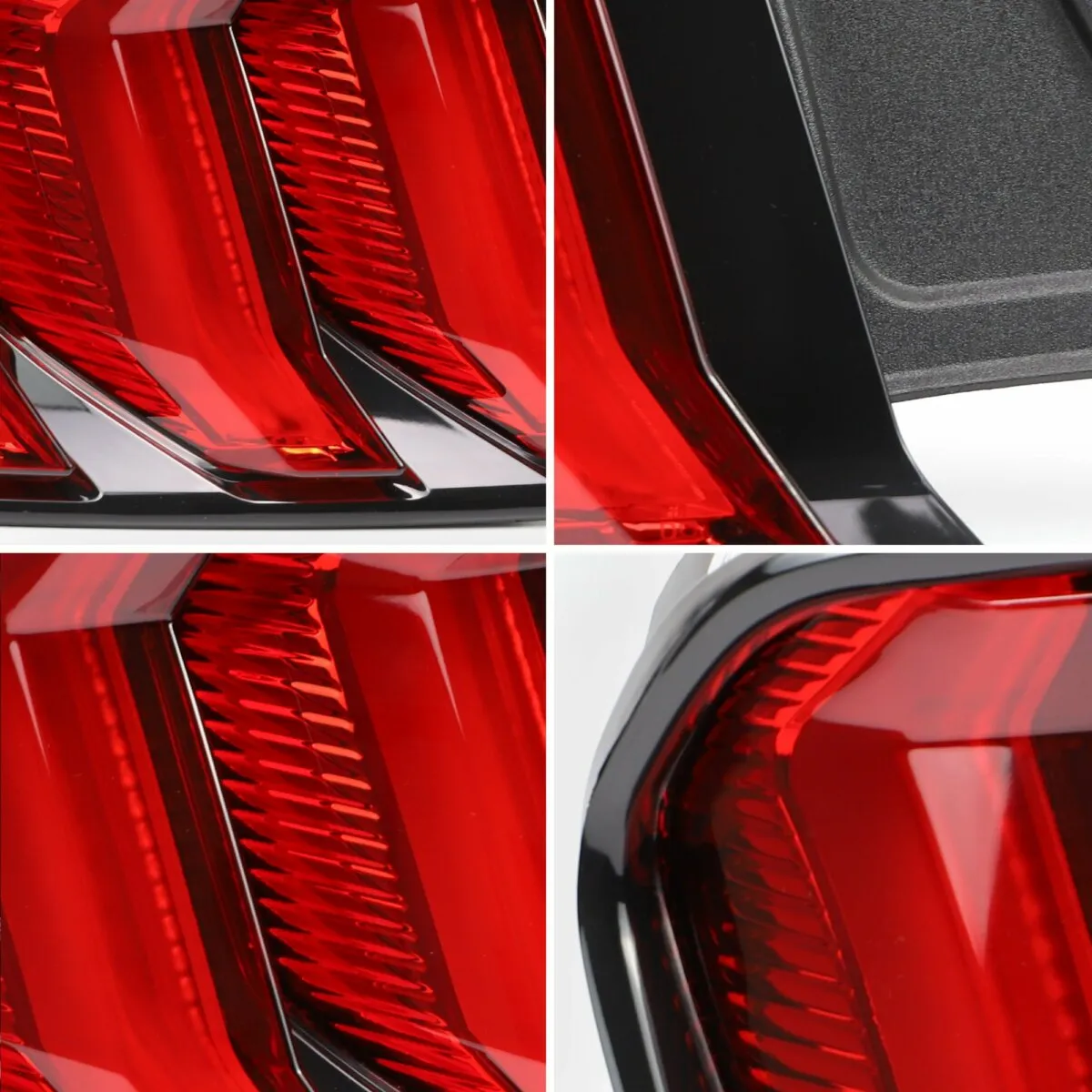 LED Tail Lights Assembly With 5 Modes Sequential Turn Signal For 2015-2023 Ford Mustang 6th Gen (S550)