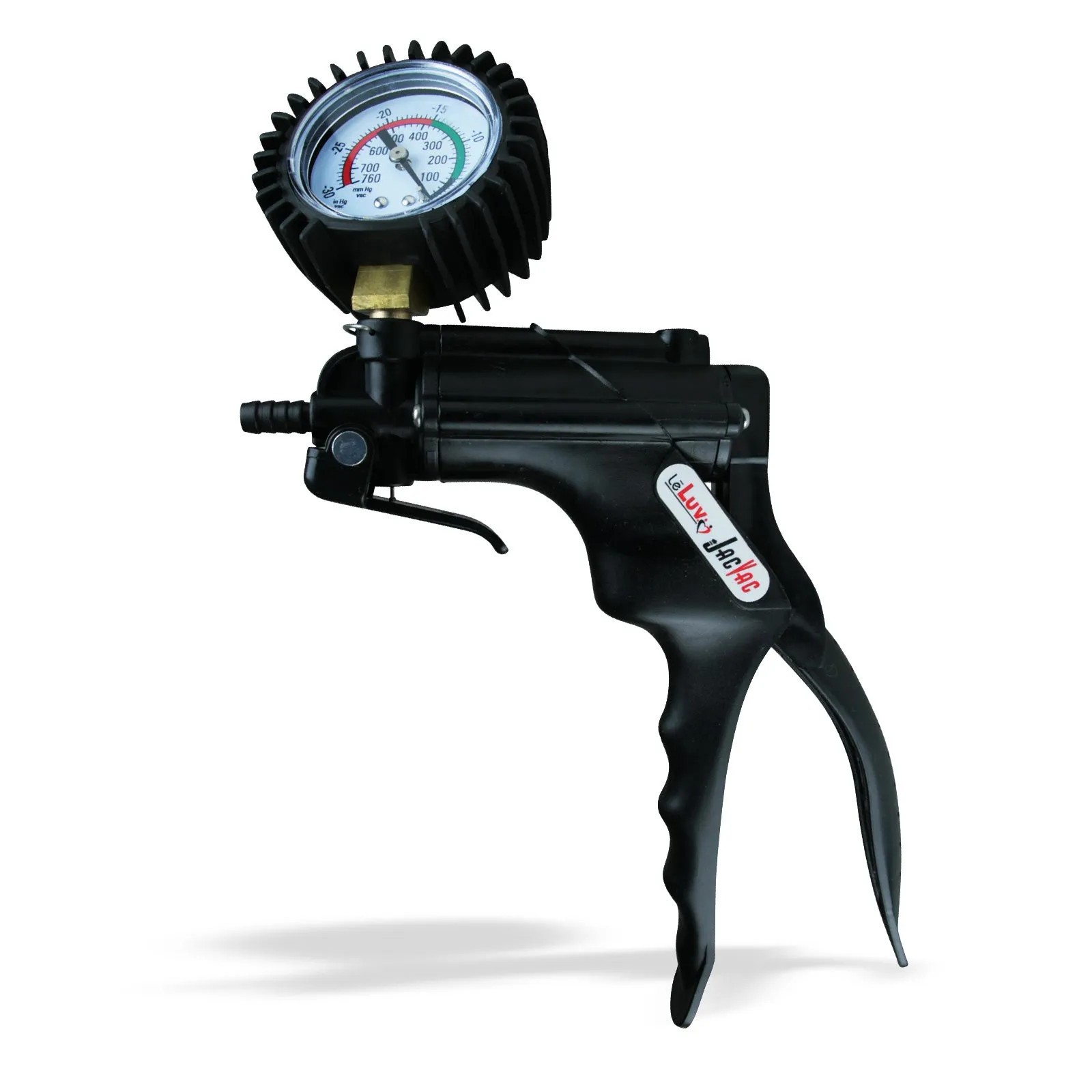 LeLuv JacVac Vacuum Pump Handle | 360-Degree Swivel Gauge Options | 10 Colors!