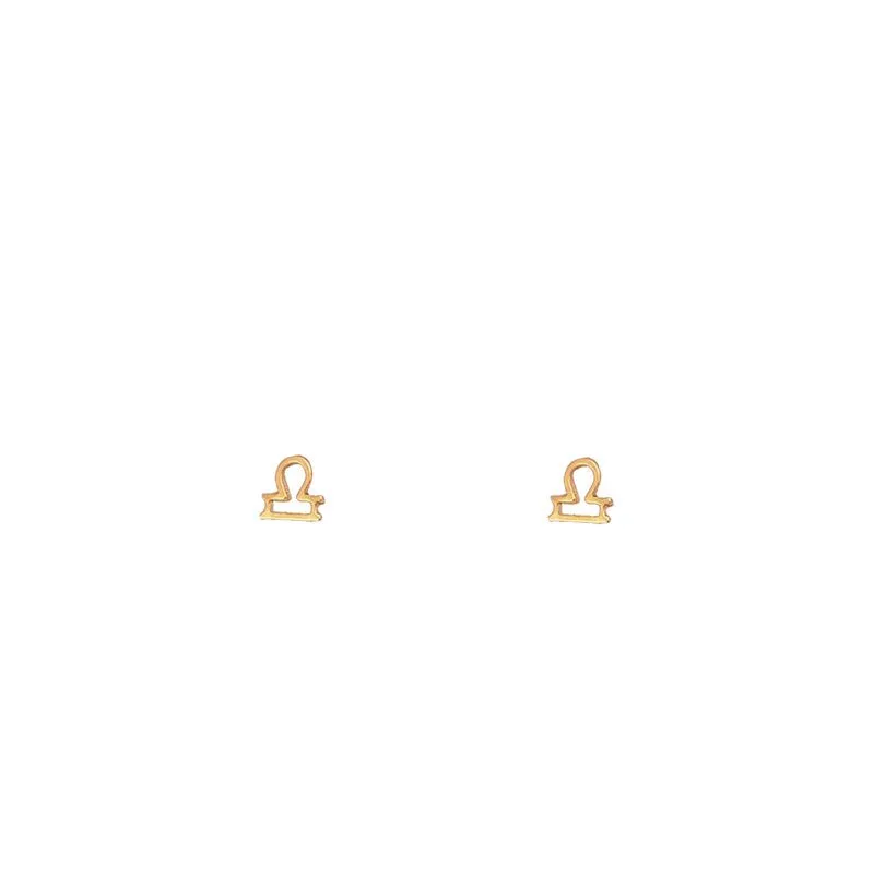 Libra Zodiac Studs