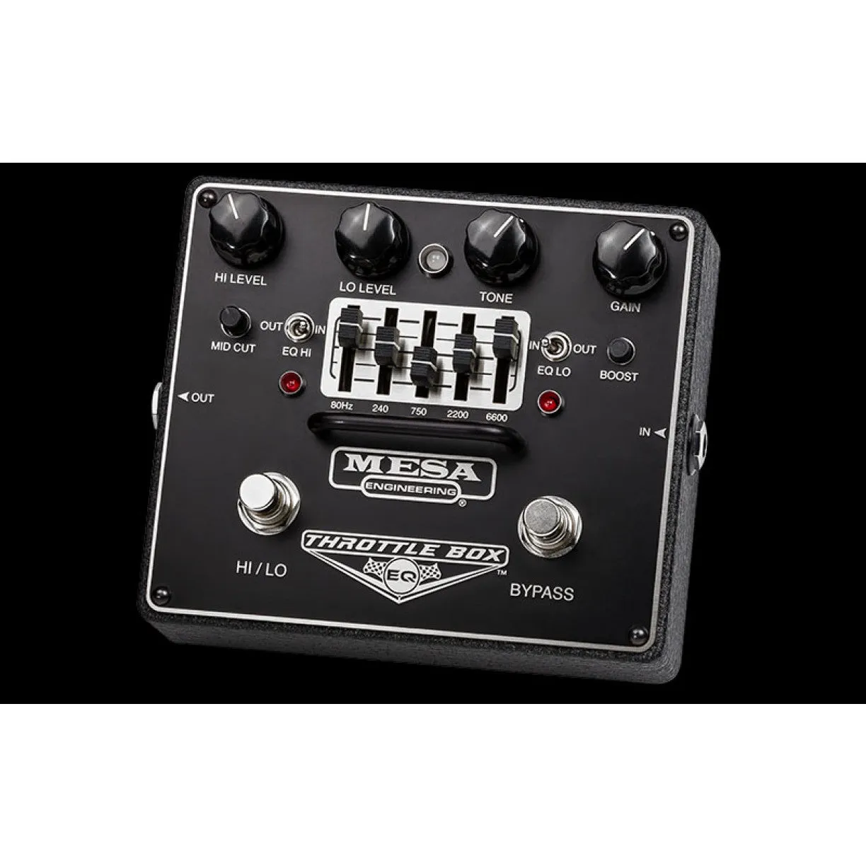 Mesaboogie Throttle Box Distortion Pedal With 5-Band Graphic EQ