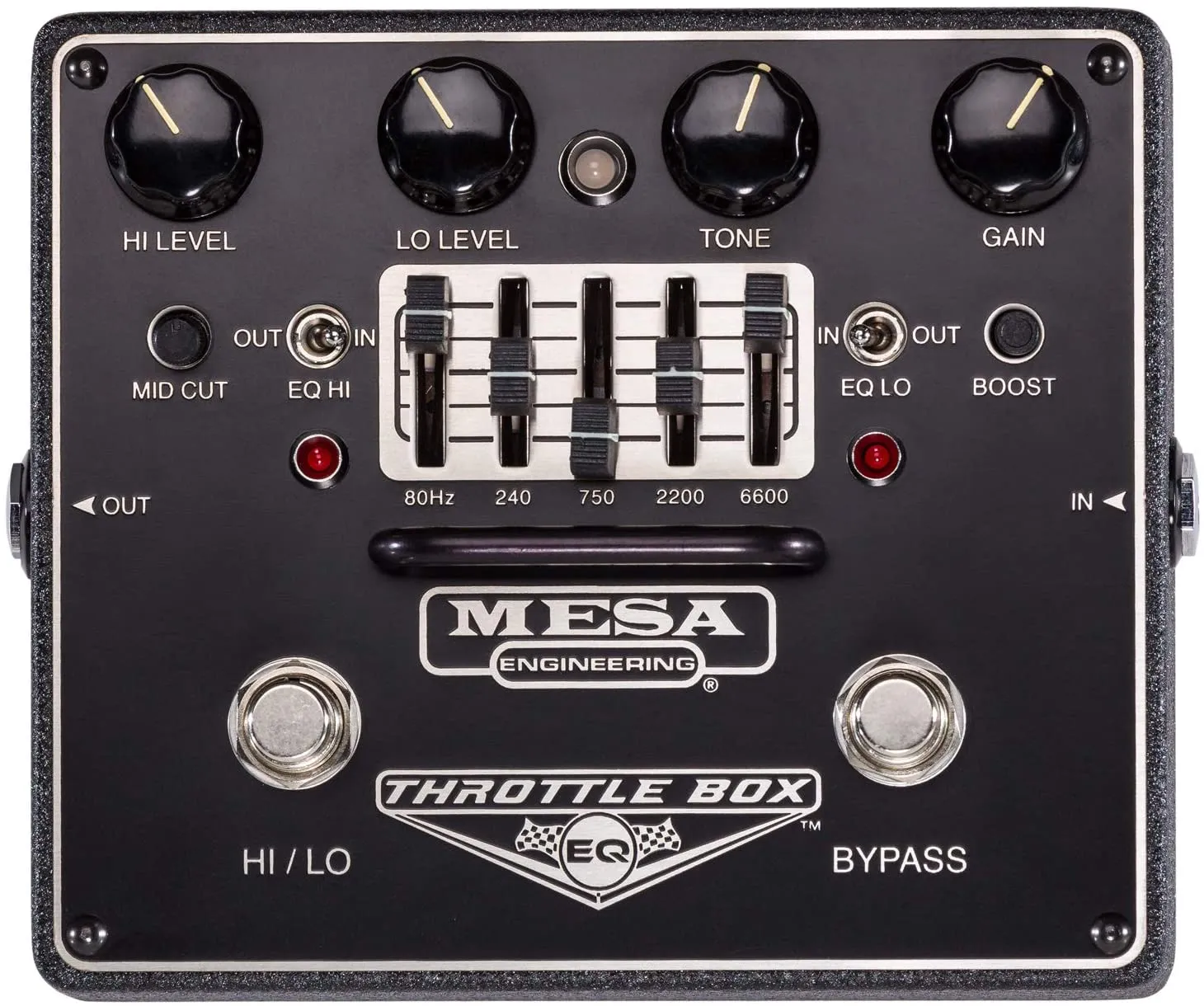 Mesaboogie Throttle Box Distortion Pedal With 5-Band Graphic EQ