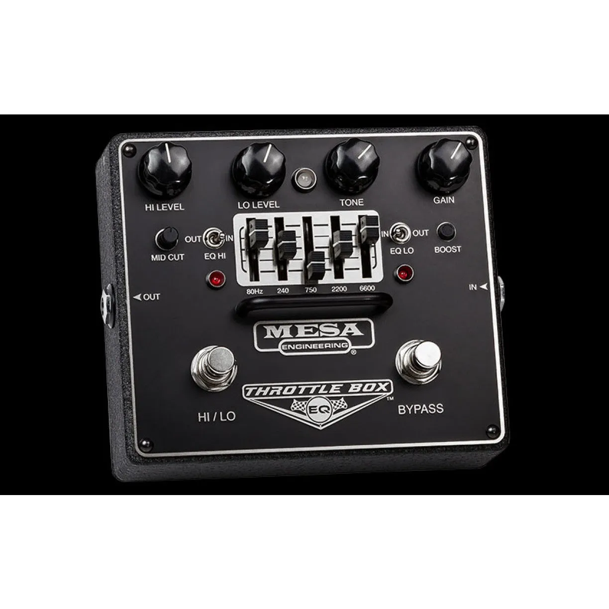 Mesaboogie Throttle Box Distortion Pedal With 5-Band Graphic EQ