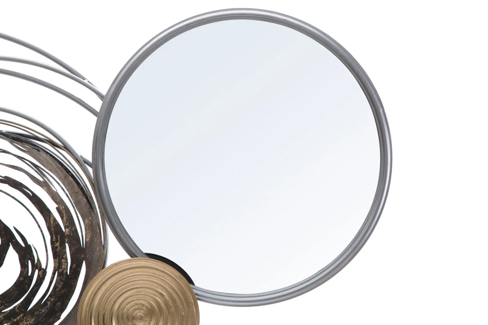 Metallic & Glass Circle Wall decor