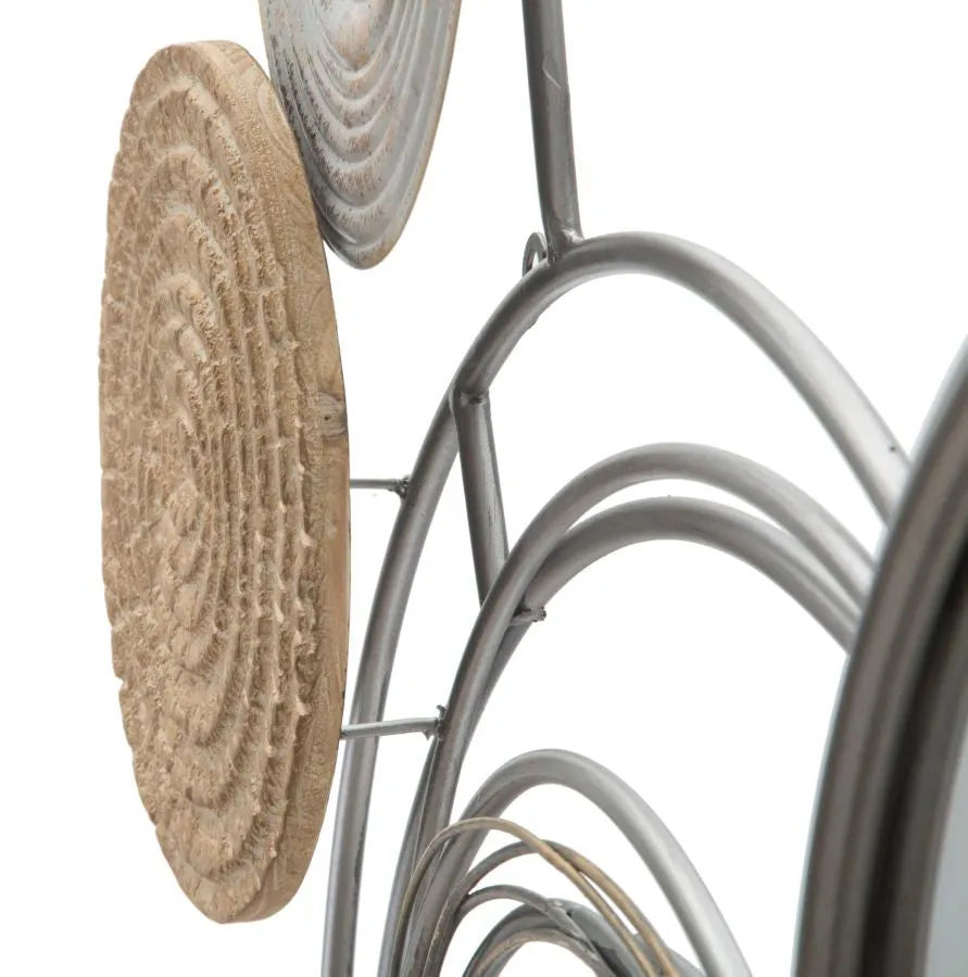 Metallic & Glass Circle Wall decor