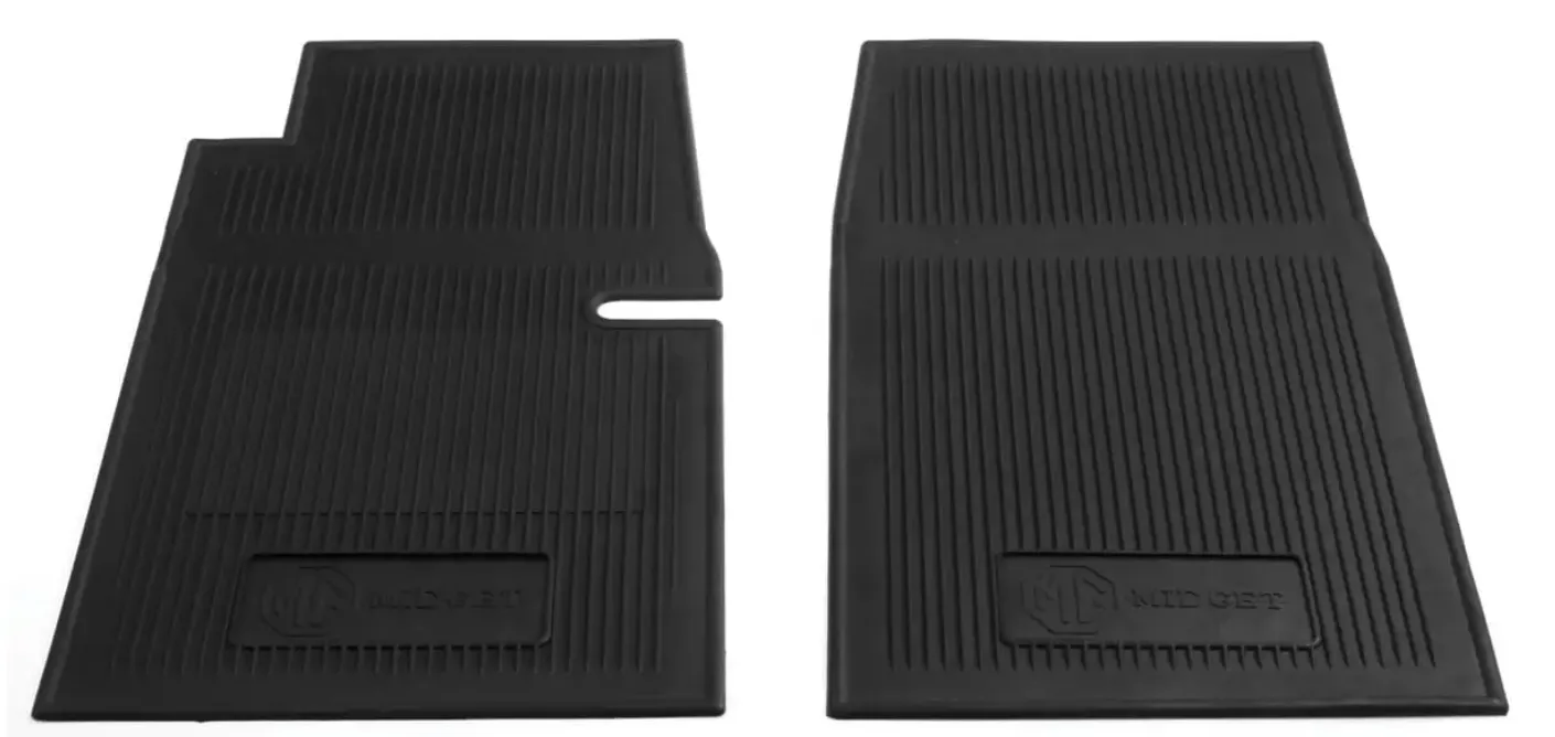 Midget Rubber Footwell Floor Mats - All Spridgets