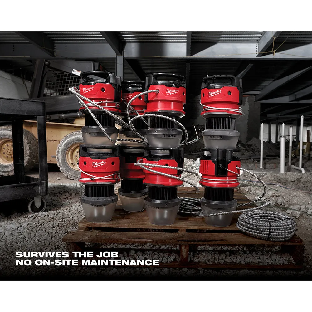 Milwaukee 2156-AC  RADIUS LED 130w Temporary Site Light
