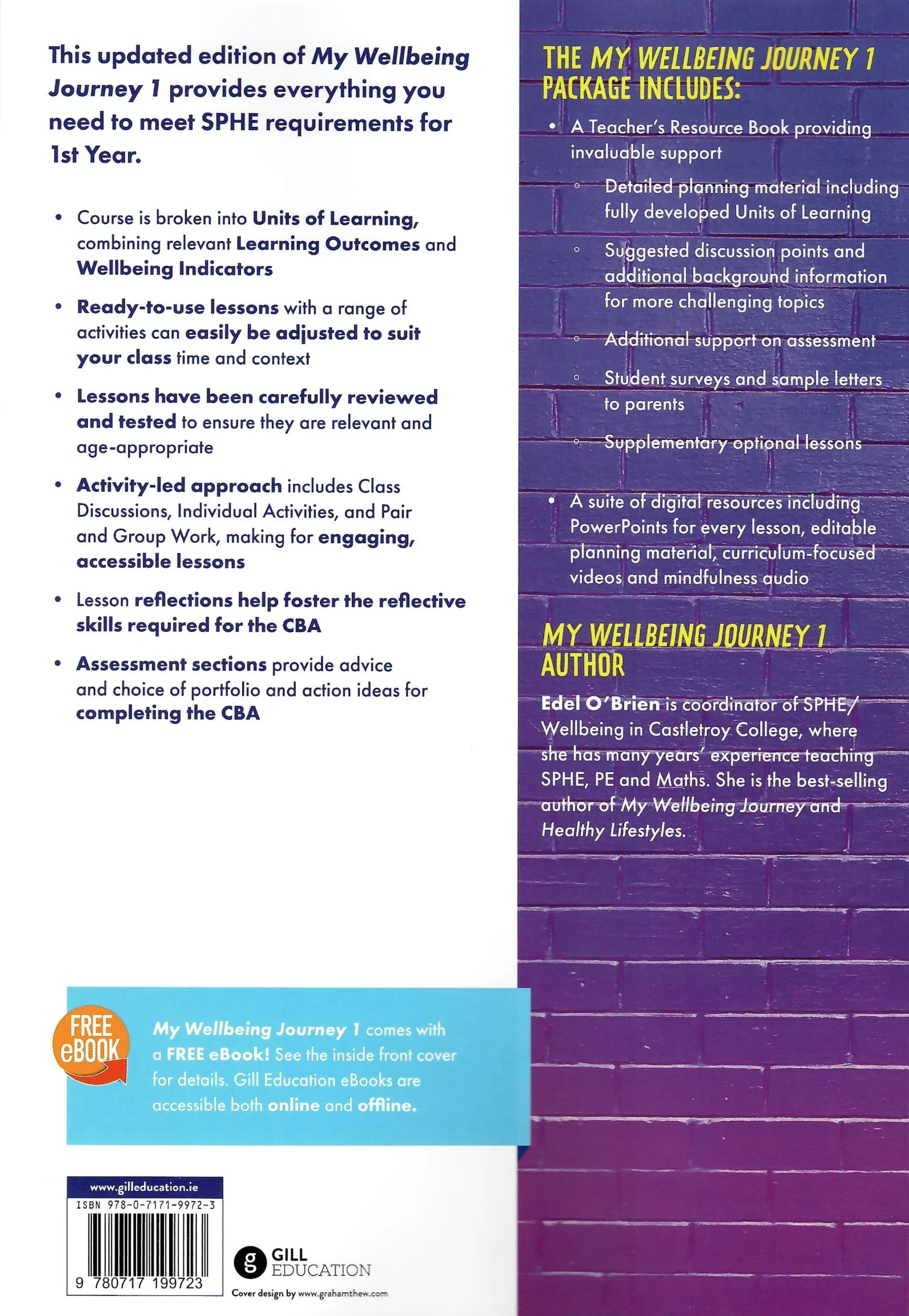 My Wellbeing Journey 1 - 2nd / New Edition (2024)