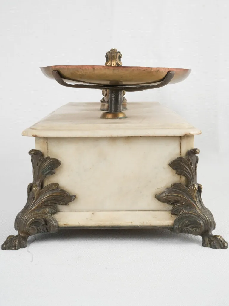 Napoleon III marble pharmacy scales