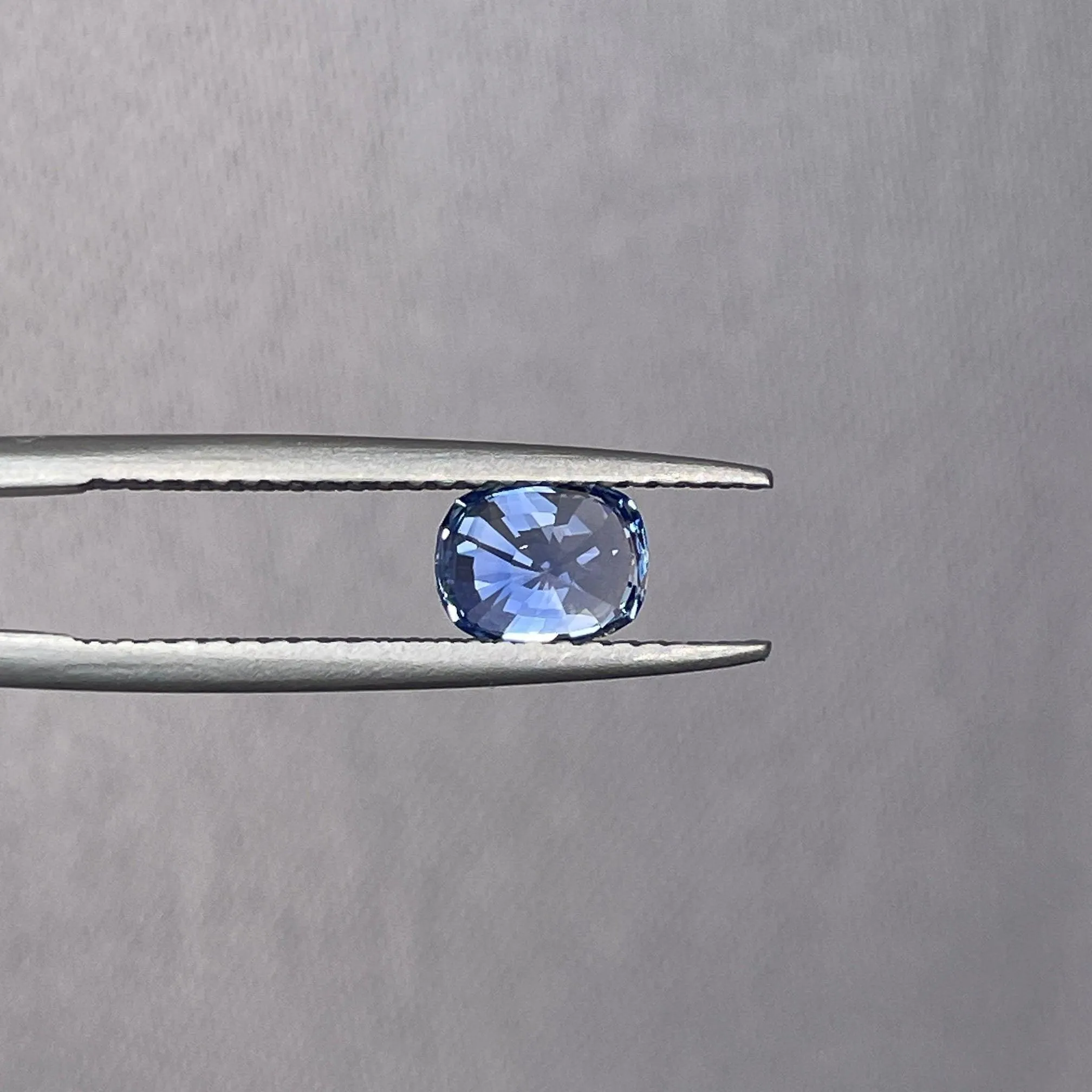 Natural Blue sapphire Cushion cut, Tufts Blue sapphire 1.06 crt, Unmounted Loose Stone for Jewelry Making Tools