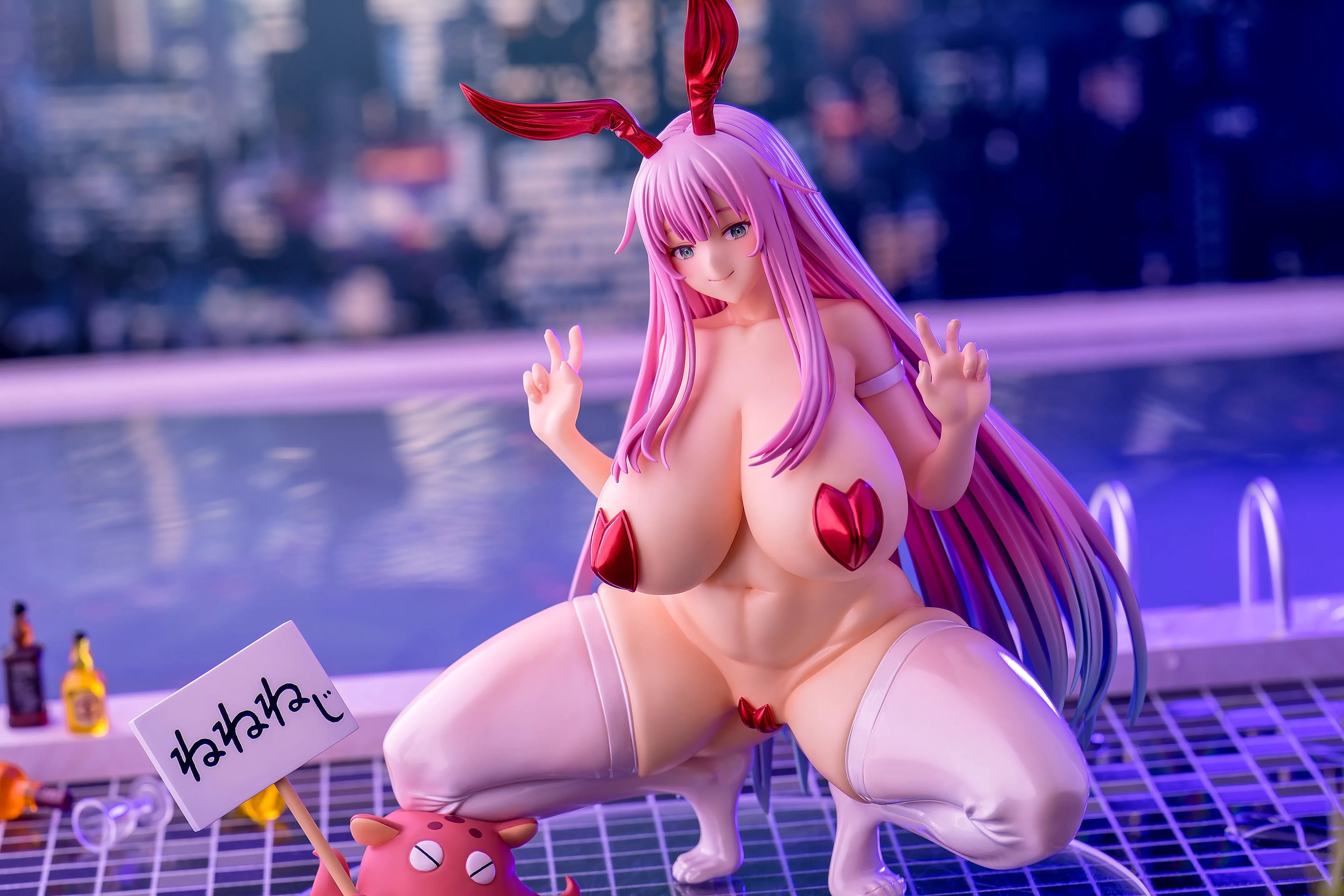 Neneneg Original Illustration Pink Hair-Chan 1/5.5 Scale Figure
