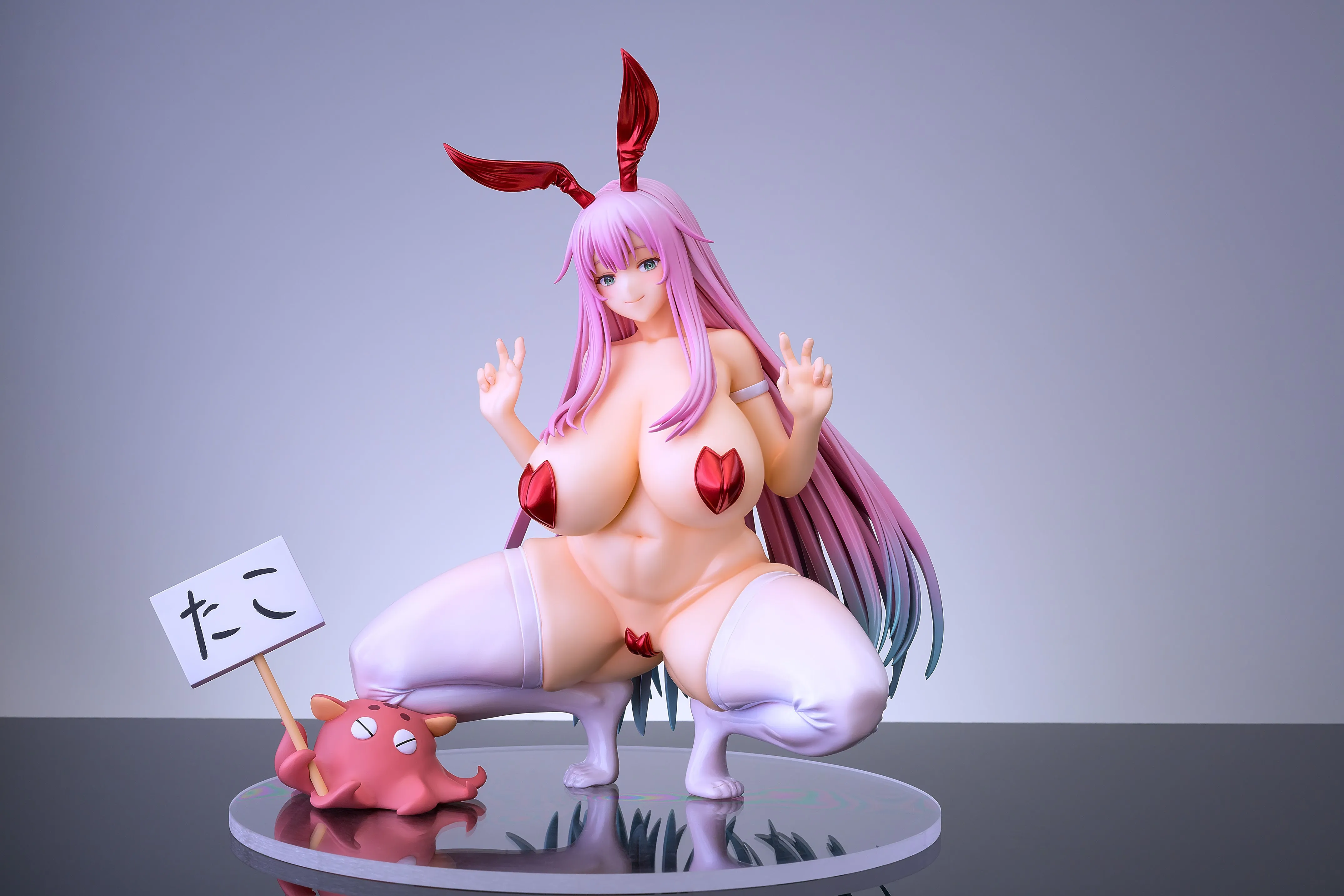 Neneneg Original Illustration Pink Hair-Chan 1/5.5 Scale Figure