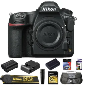 Nikon D850 DSLR Camera - The Starter Bundle