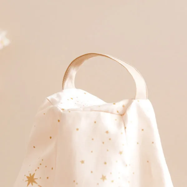 Nobodinoz Marrakech Beanbag - Gold Stella / Dream Pink