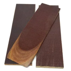 Old Stock Vintage 90's Canvas Micarta- NATURAL BROWN