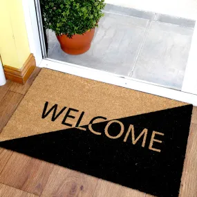 OnlyMat Elegant Natural Coir Welcome Entrance Doormat