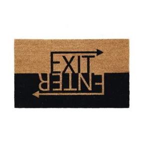 OnlyMat Enter Exit Printed Natural Coir Door Mat