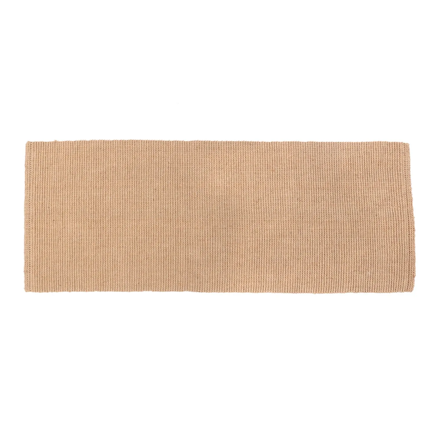 OnlyMat Natural Thin Eco-Friendly Handwoven Jute Long Runner Luxe Rug for Bedside / Living Room Decor