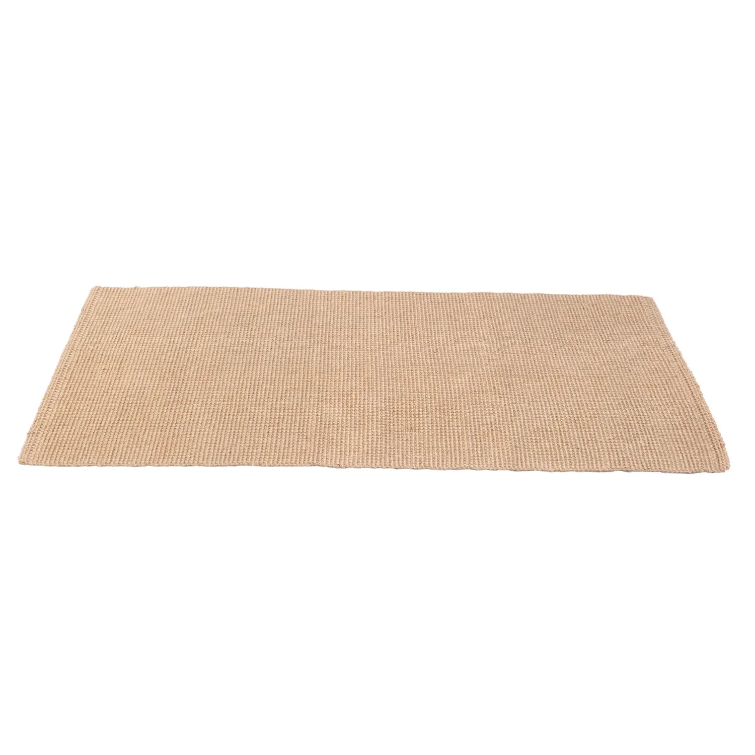 OnlyMat Natural Thin Eco-Friendly Handwoven Jute Long Runner Luxe Rug for Bedside / Living Room Decor