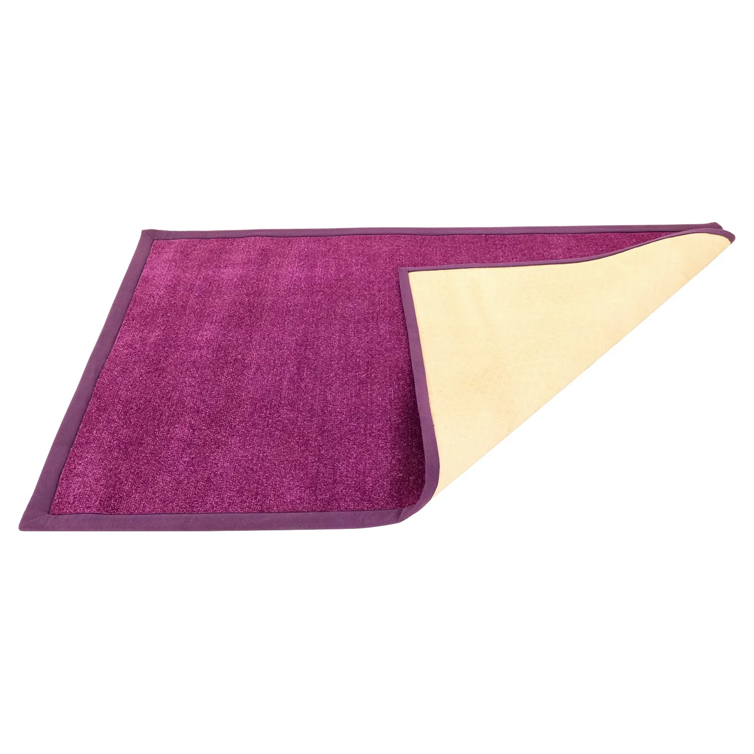 OnlyMat Purple Luxury Carpet with Anti-Slip Backing Entrance Mat Hall Mat Living Room 4feet x 6feet