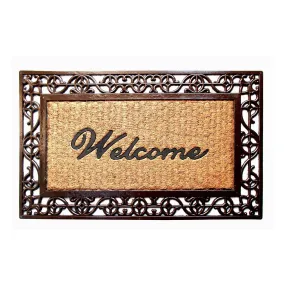 OnlyMat Welcome Entrance Coir Door Mat