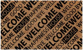 OnlyMat Welcome Printed Natural Coir Doormat