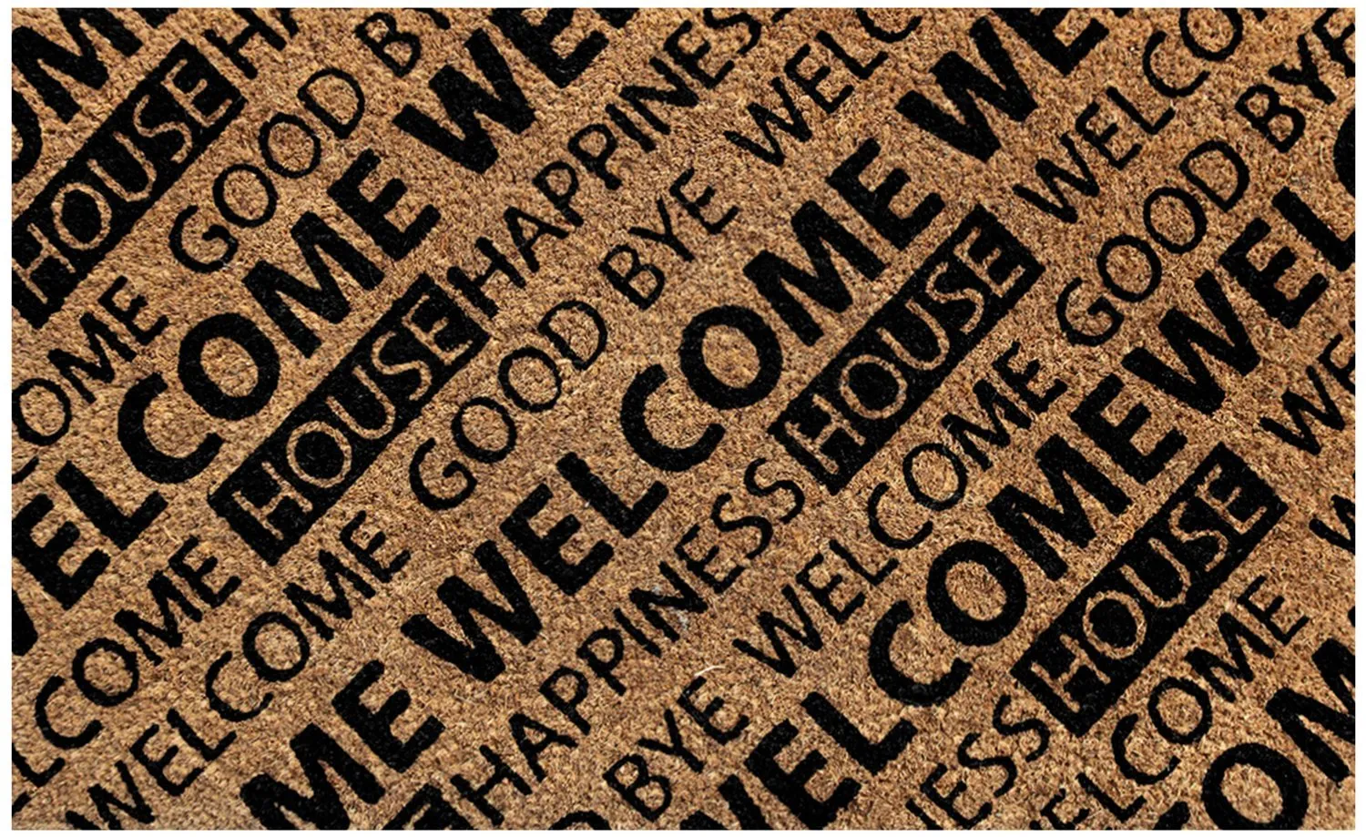 OnlyMat Welcome Printed Natural Coir Doormat