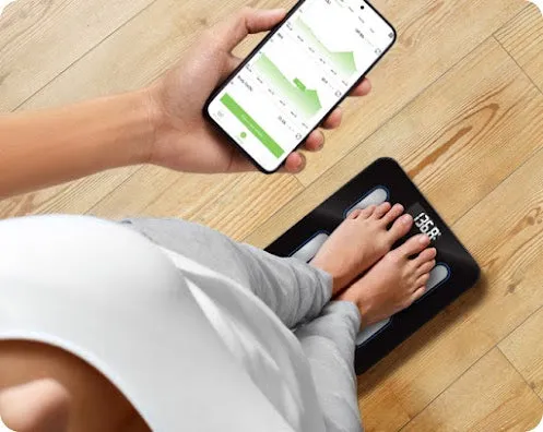 Advanced Onpoint Smart Body Scale - Precision Digital Bathroom Weighing Scale