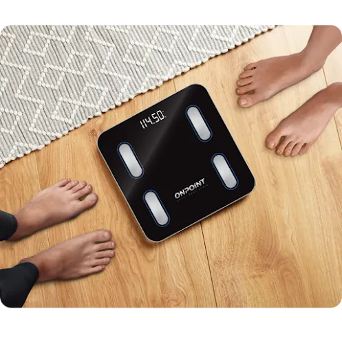 Advanced Onpoint Smart Body Scale - Precision Digital Bathroom Weighing Scale