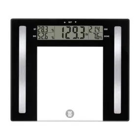 Open Box - Glass Body Fat Scale Clear - Weight Watchers
