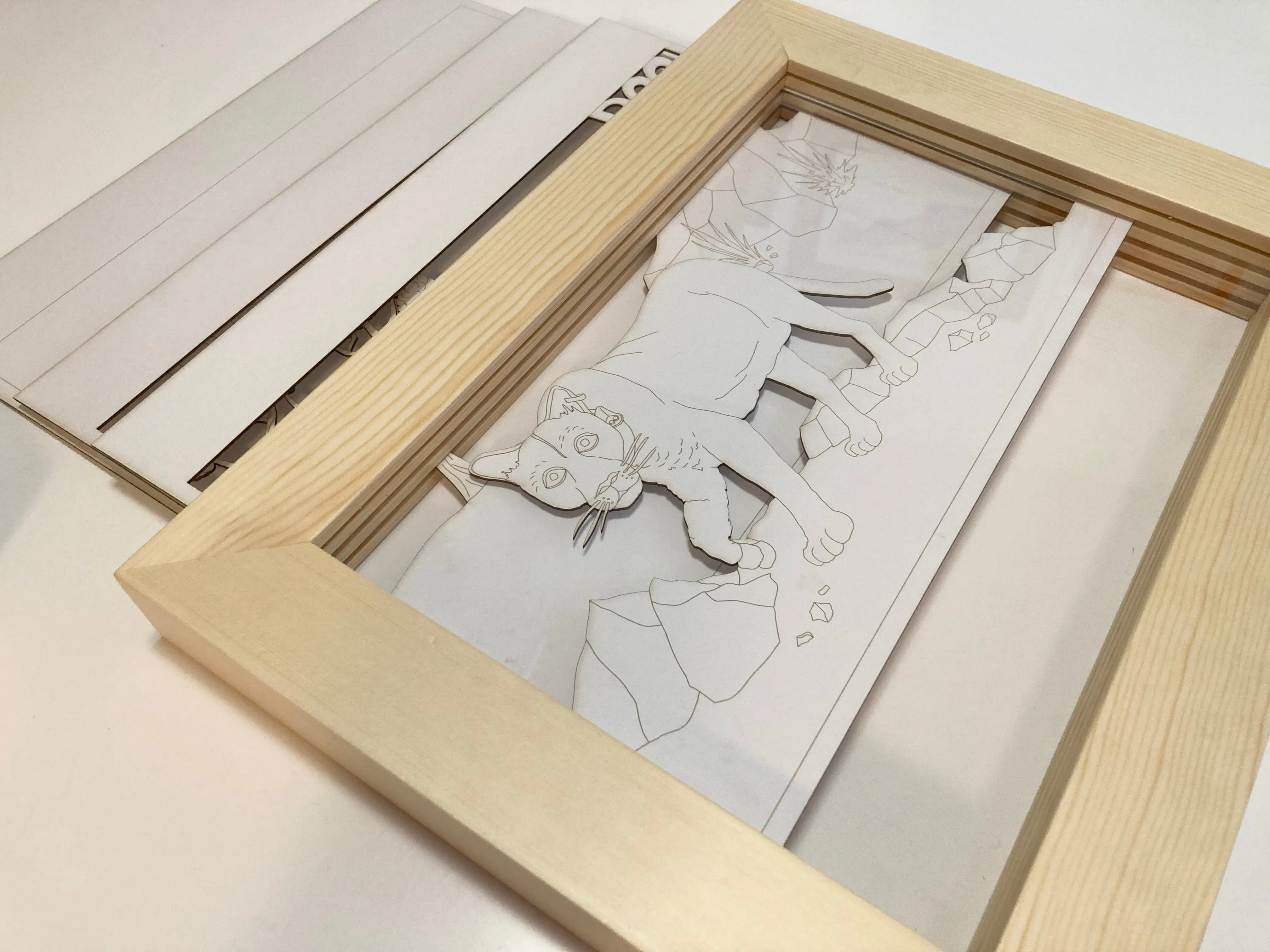 P-22 Coloring Art Frame