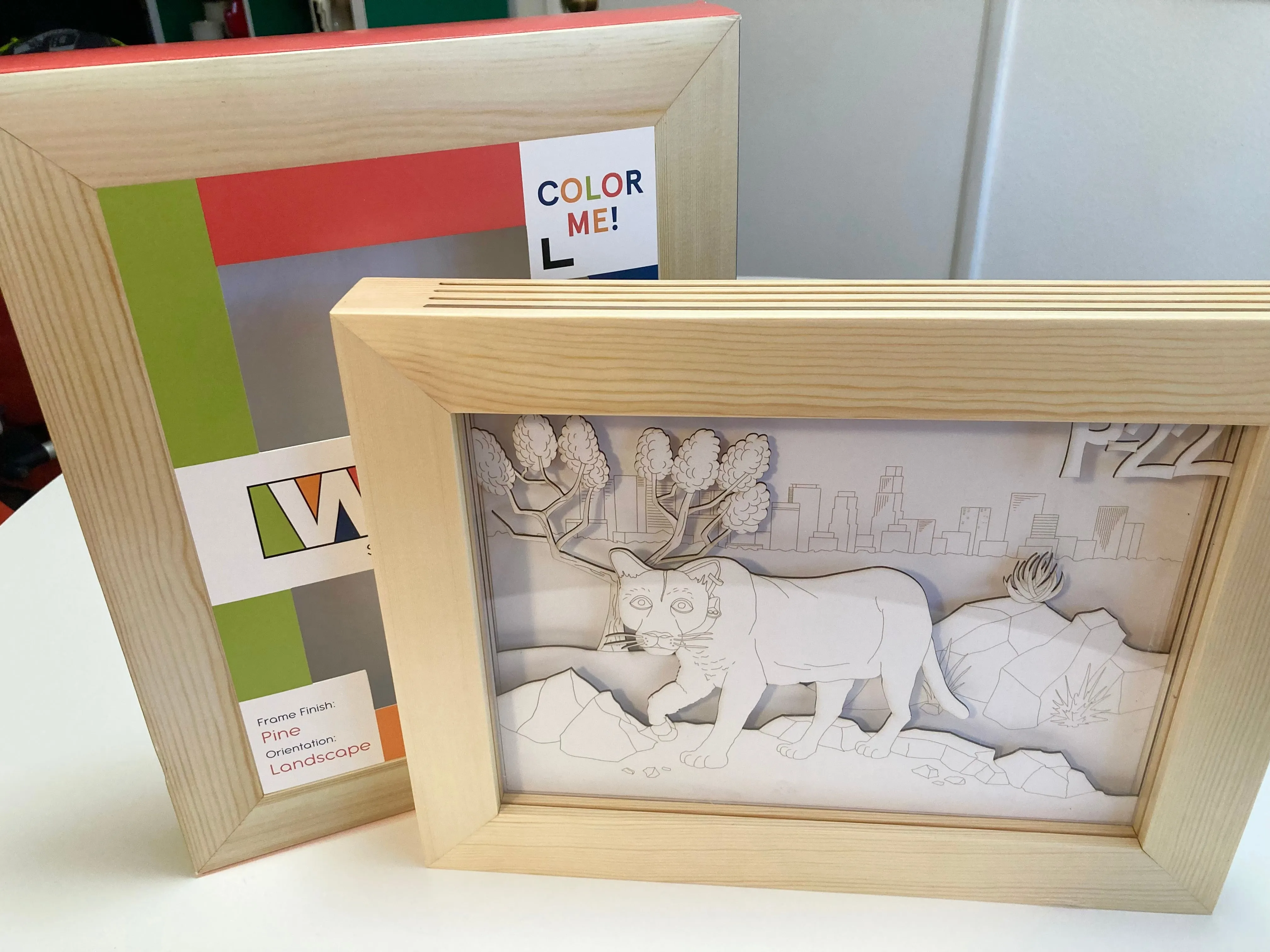 P-22 Coloring Art Frame