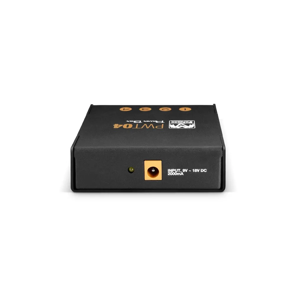Palmer PAL-PWT04 Universal Pedalboard Power Supply - 4 Outputs