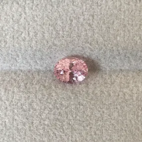 peach sapphire stone gemstone loose peach sapphire ring 1.16 ct Oval Peach Sapphire engagement ring,