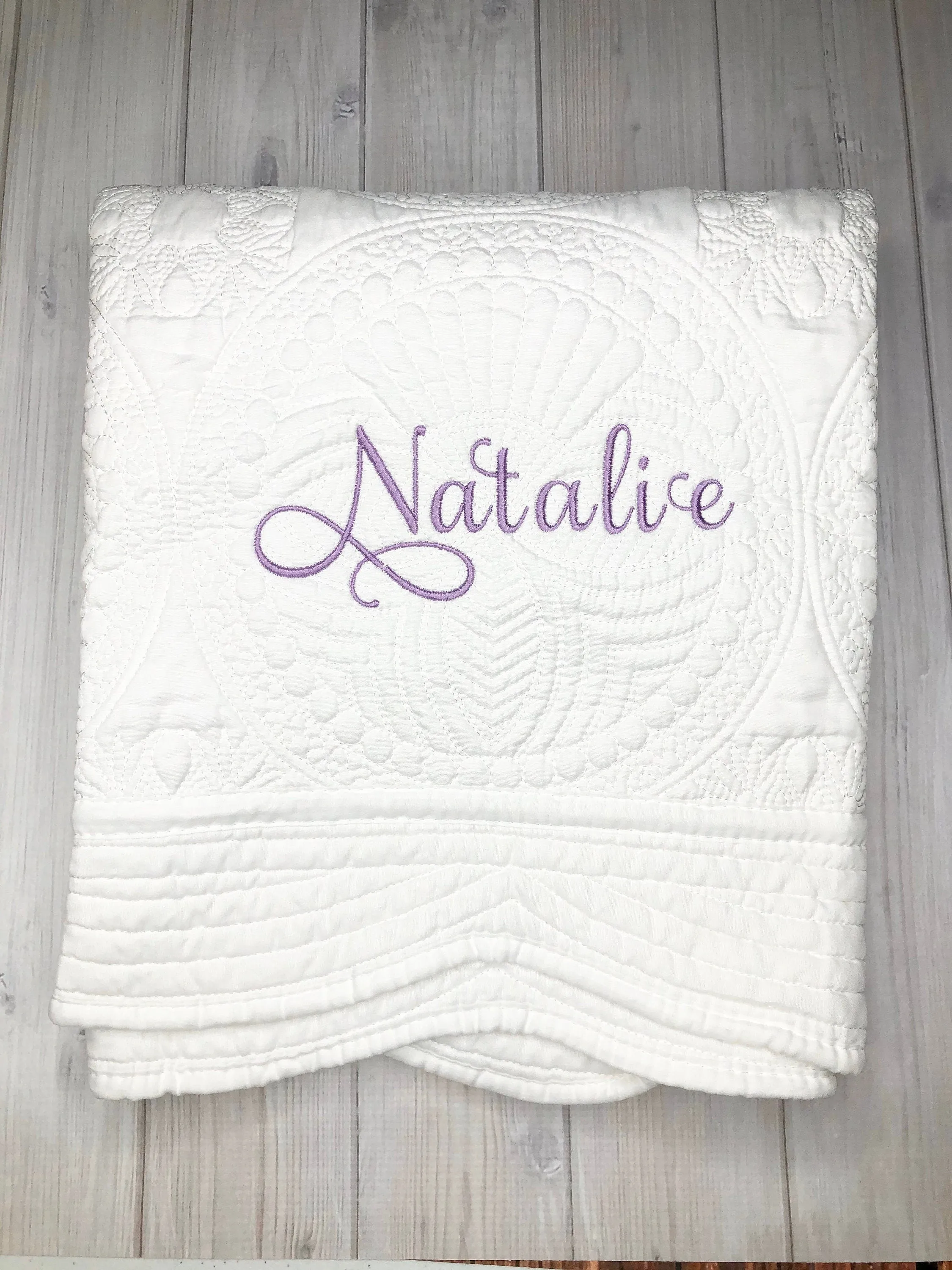 Personalized Quilt Blanket