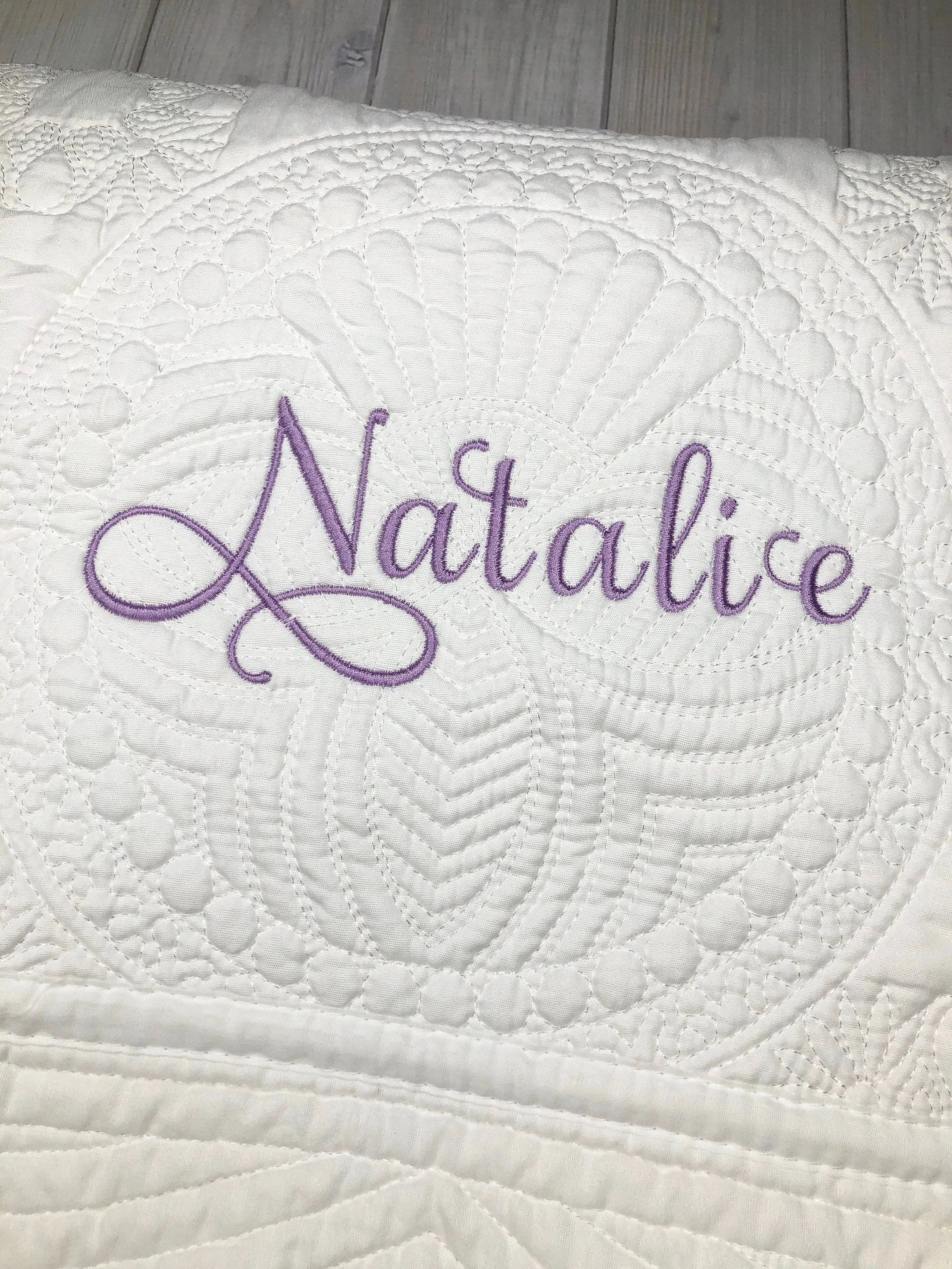 Personalized Quilt Blanket