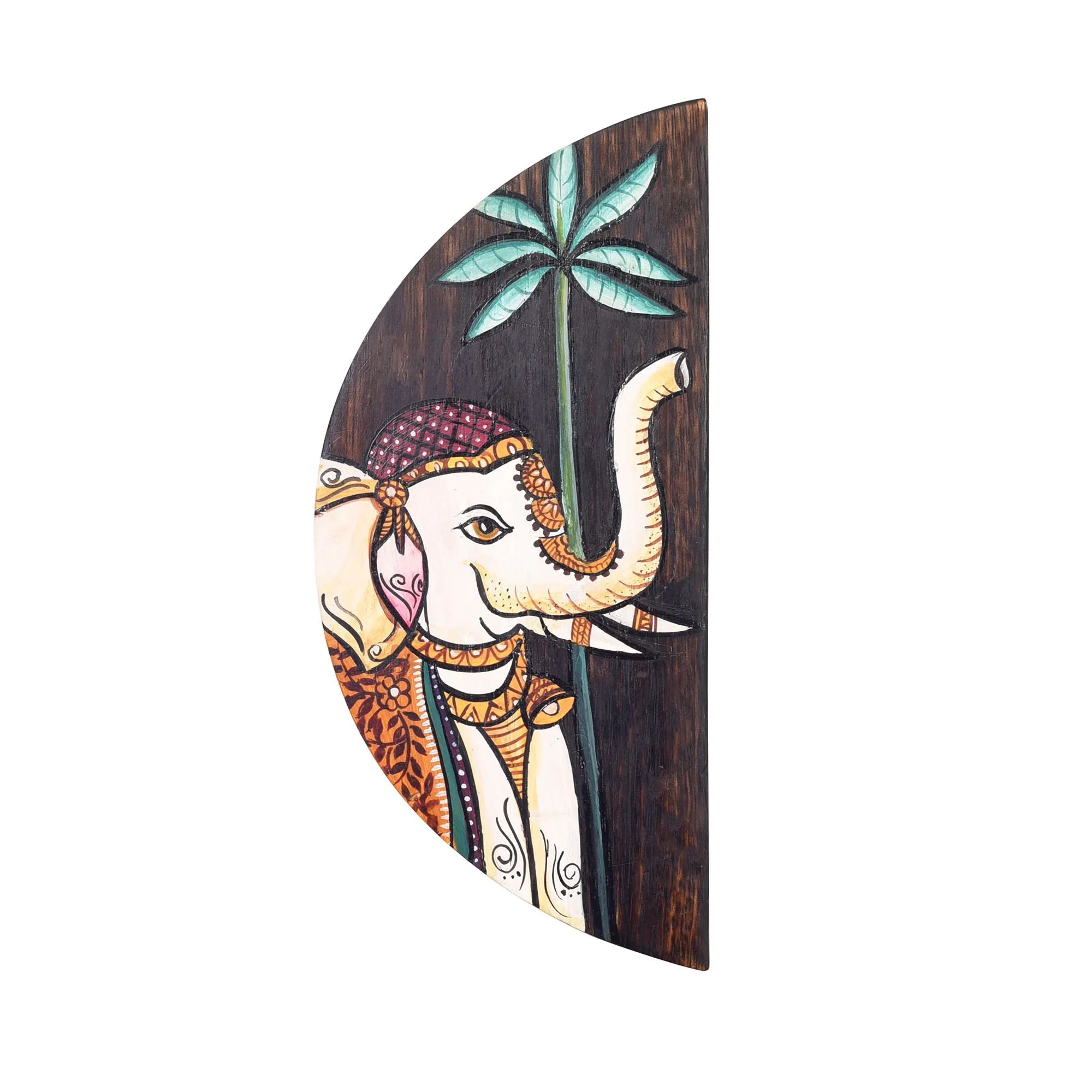 Pichhwai Elephants Handpainted Wall Panels