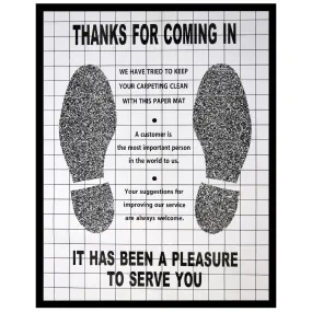 Plastic Coated Floor Mats