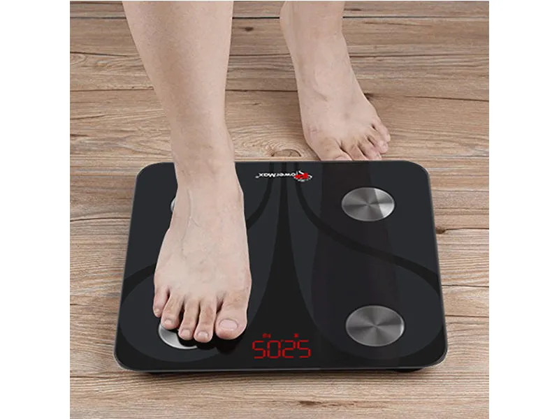 PowerMax Fitness BCA-130 Bluetooth Body Fat Scale - Body Composition Analyser with SmartPhone App