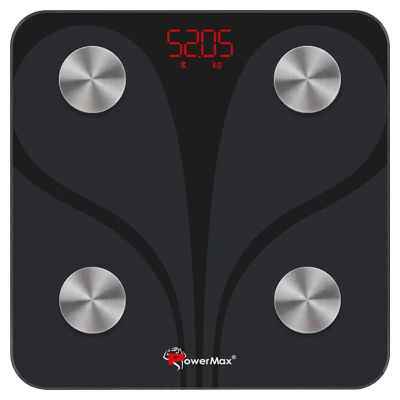 PowerMax Fitness BCA-130 Bluetooth Body Fat Scale - Body Composition Analyser with SmartPhone App