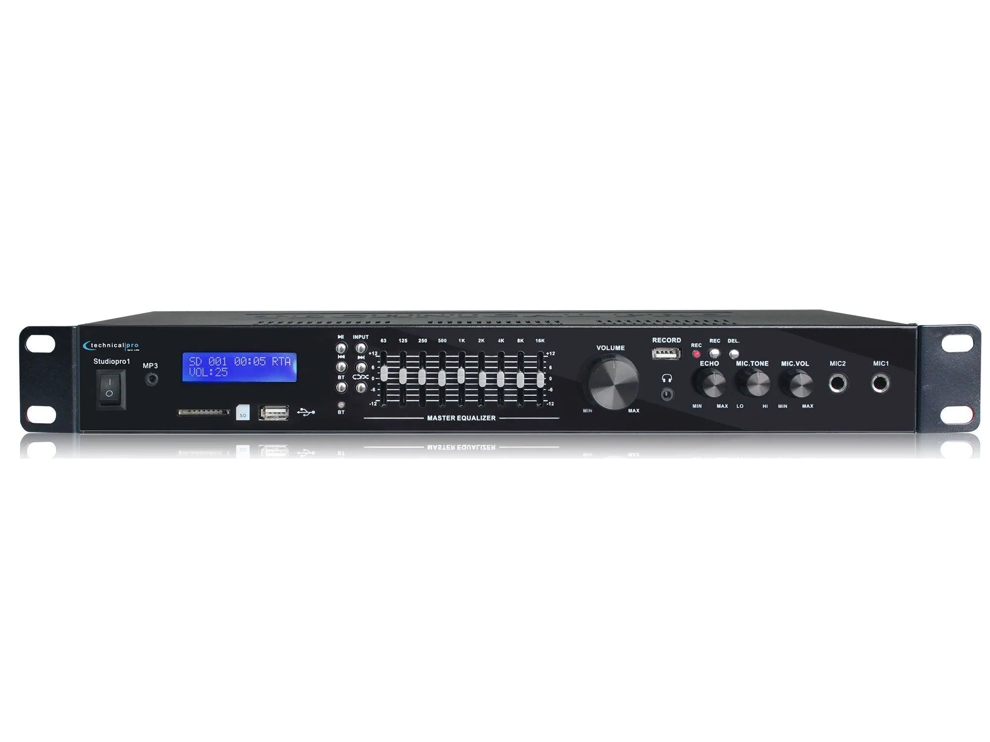 Pro Rack Mountable USB/SD Recording Studio Deck