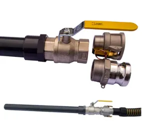Probe Ass'y - Metal Valve   male & female couplers