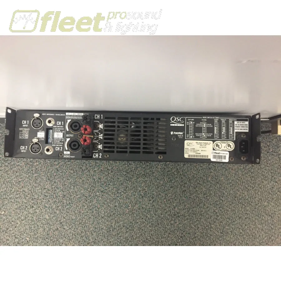 Qsc Plx Series 3002,  3000 Watt Amplifier-USED