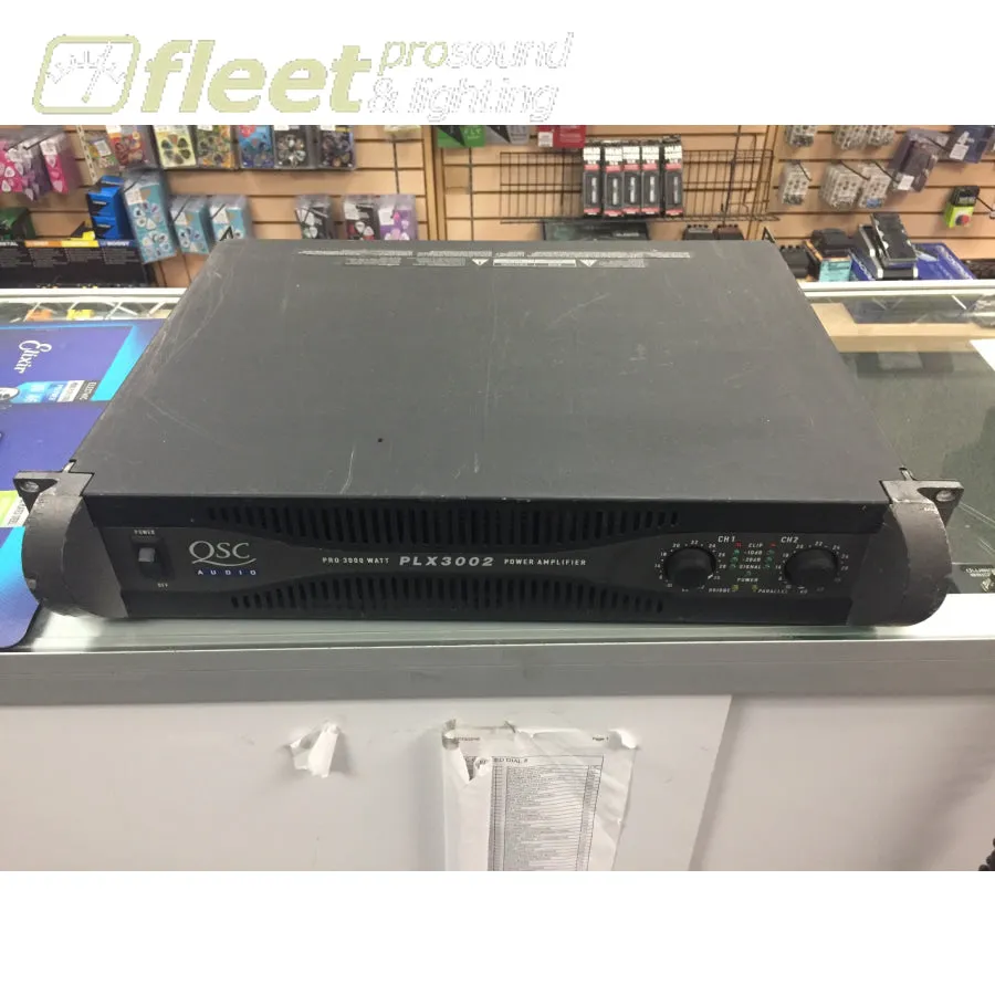 Qsc Plx Series 3002,  3000 Watt Amplifier-USED