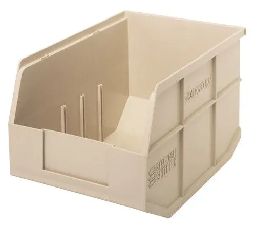 Quantum SSB423 Stackable Shelf Bins, 8.25" x 12" x 7"